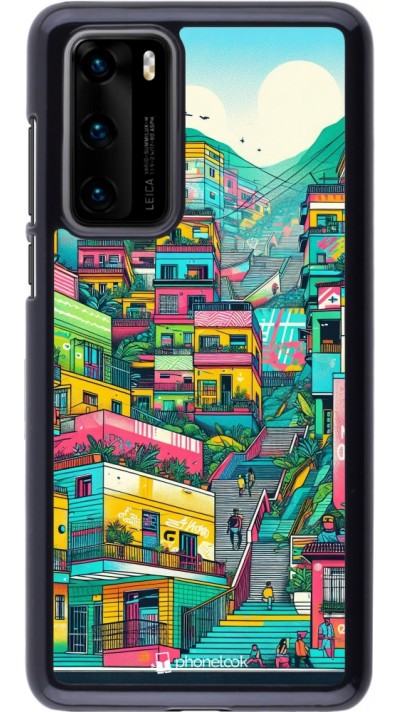 Huawei P40 Case Hülle - Medellin Comuna 13 Kunst