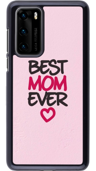 Huawei P40 Case Hülle - Mom 2023 best Mom ever pink