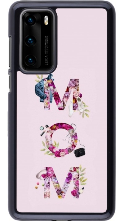 Coque Huawei P40 - Mom 2024 girly mom