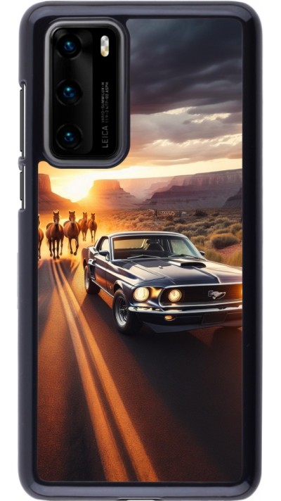 Huawei P40 Case Hülle - Mustang 69 Grand Canyon
