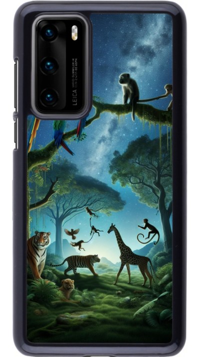 Coque Huawei P40 - Paradis des animaux exotiques