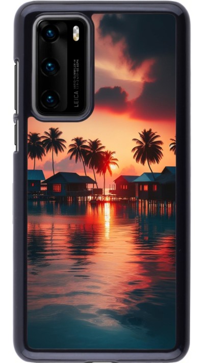 Huawei P40 Case Hülle - Paradies Malediven