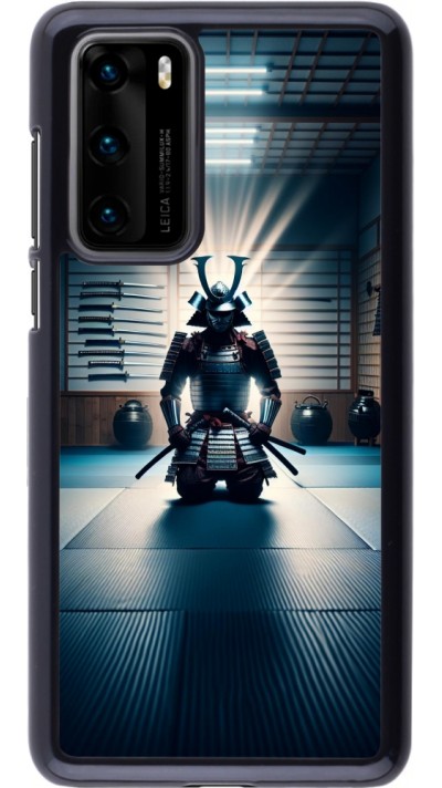 Huawei P40 Case Hülle - Samurai im Gebet