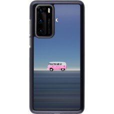 Huawei P40 Case Hülle - Spring 23 pink bus