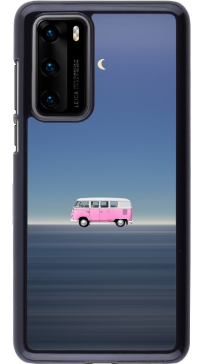 Huawei P40 Case Hülle - Spring 23 pink bus