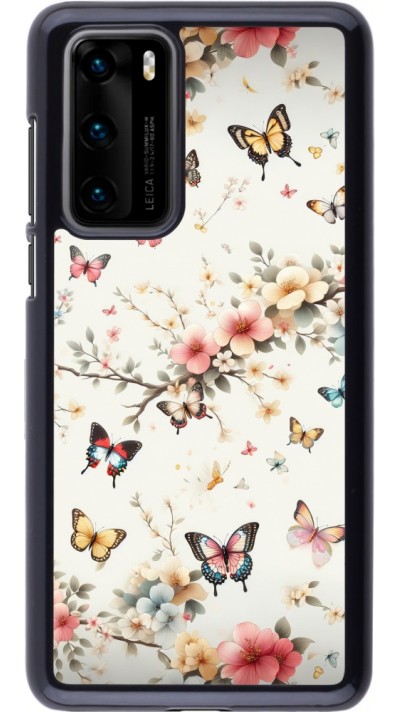 Coque Huawei P40 - Spring 25 Papillons Légers