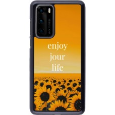 Huawei P40 Case Hülle - Summer 2025 Enjoy your life