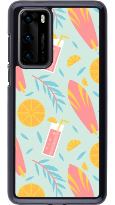 Coque Huawei P40 - Summer 2025 Pattern citron