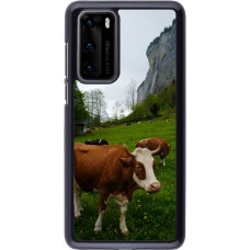 Coque Huawei P40 - Fête Nationale Suisse Vaches