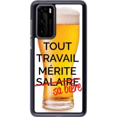 Hülle Huawei P40 - Tout travail mérite sa bière