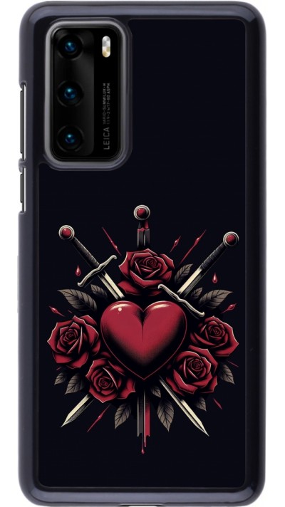 Coque Huawei P40 - Valentine 2024 gothic love