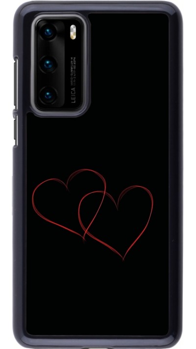 Coque Huawei P40 - Valentine 2023 attached heart