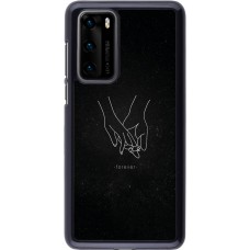 Huawei P40 Case Hülle - Valentine 2023 hands forever