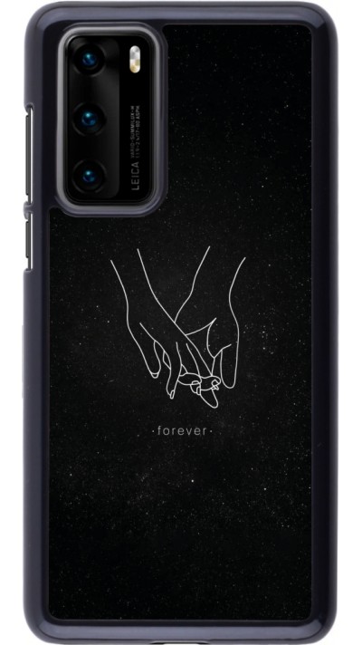 Coque Huawei P40 - Valentine 2023 hands forever