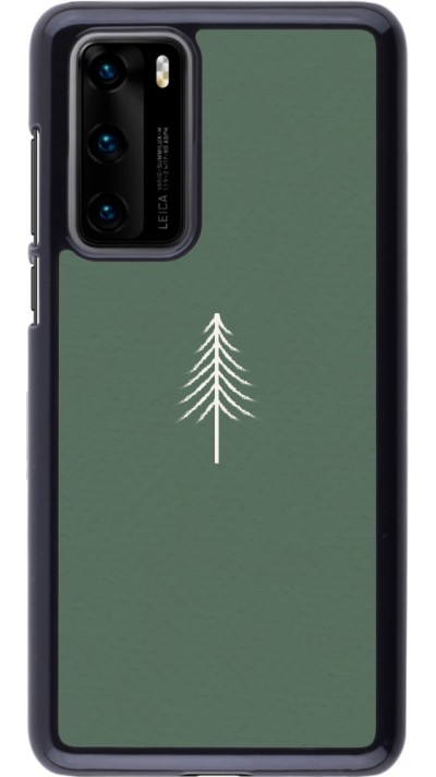 Huawei P40 Case Hülle - Christmas 22 minimalist tree