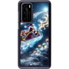 Huawei P40 Case Hülle - Weihnachten 2023 Verzauberter Weihnachtsmann