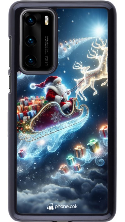 Huawei P40 Case Hülle - Weihnachten 2023 Verzauberter Weihnachtsmann