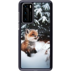 Huawei P40 Case Hülle - Weihnachten 2023 Fuechslein Tanne