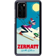 Coque Huawei P40 - Zermatt Ski Downhill