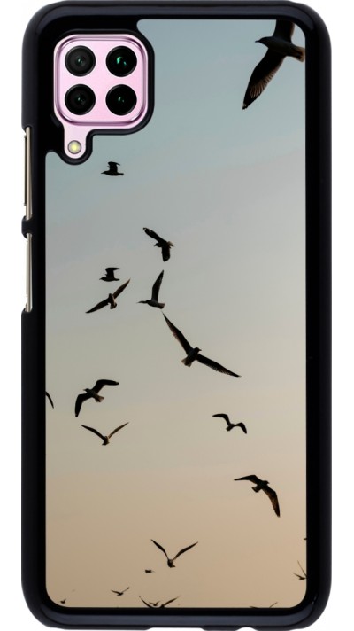 Coque Huawei P40 Lite - Autumn 22 flying birds shadow