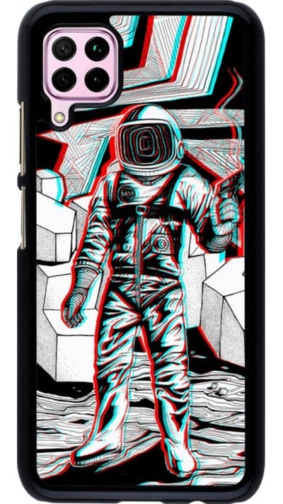 Coque Huawei P40 Lite - Anaglyph Astronaut