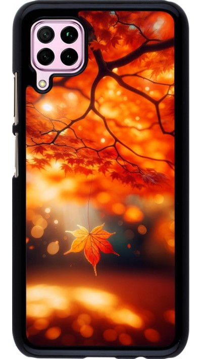 Huawei P40 Lite Case Hülle - Herbst Magisch Orange