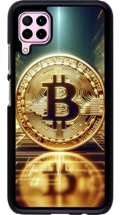 Huawei P40 Lite Case Hülle - Bitcoin Stehen