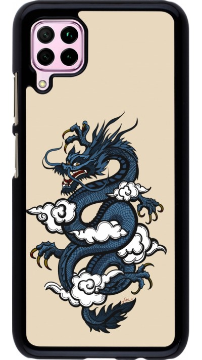Coque Huawei P40 Lite - Blue Dragon Tattoo