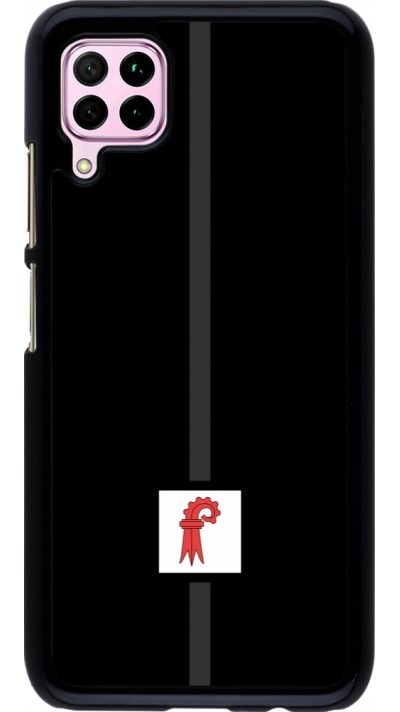Huawei P40 Lite Case Hülle - Kanton BL schwarz