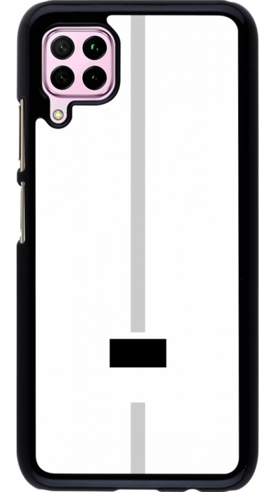 Huawei P40 Lite Case Hülle - Kanton FR weiss