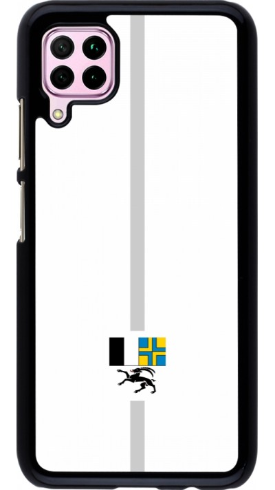Huawei P40 Lite Case Hülle - Kanton GR weiss