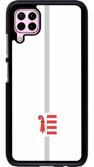 Huawei P40 Lite Case Hülle - Kanton JU weiss