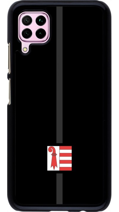 Huawei P40 Lite Case Hülle - Kanton JU schwarz