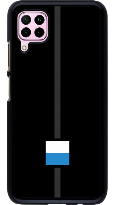 Huawei P40 Lite Case Hülle - Kanton LU schwarz