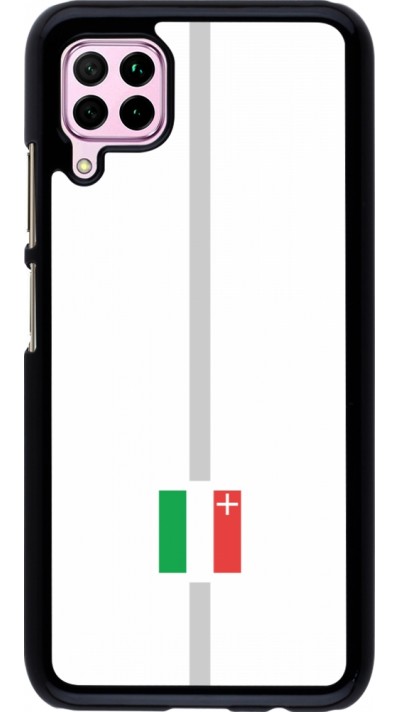 Huawei P40 Lite Case Hülle - Kanton NE weiss