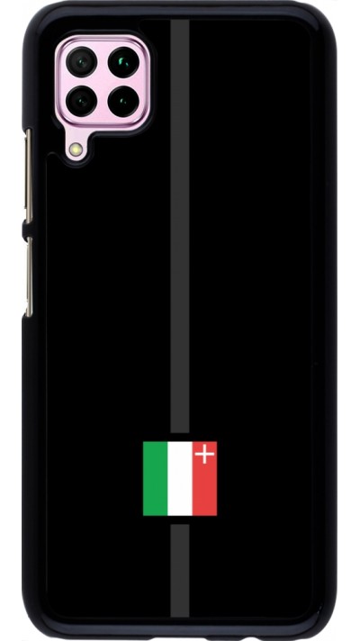 Huawei P40 Lite Case Hülle - Kanton NE schwarz