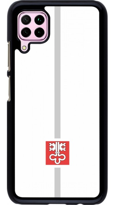 Huawei P40 Lite Case Hülle - Kanton NW weiss