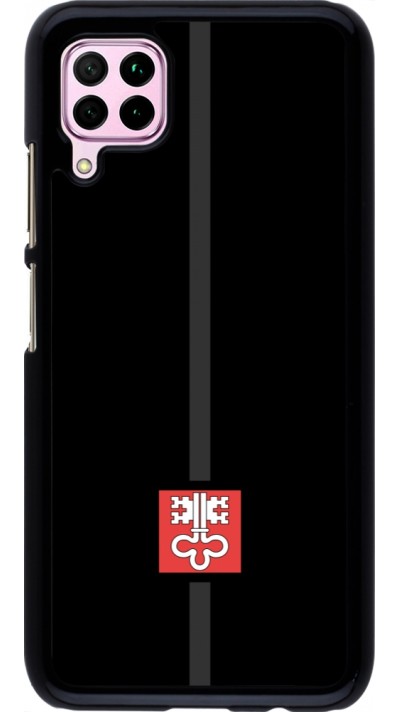 Huawei P40 Lite Case Hülle - Kanton NW schwarz