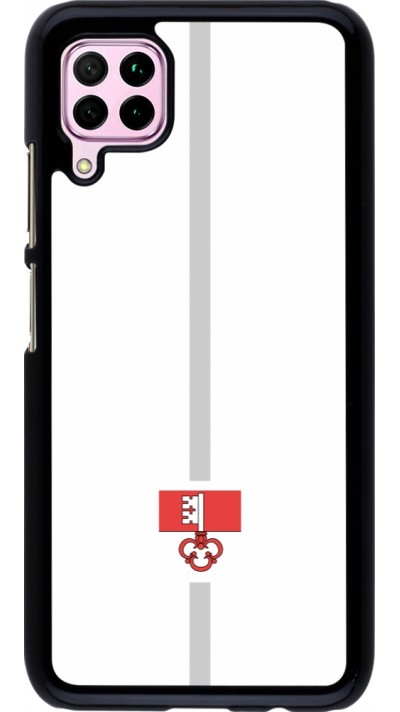 Huawei P40 Lite Case Hülle - Kanton OW weiss