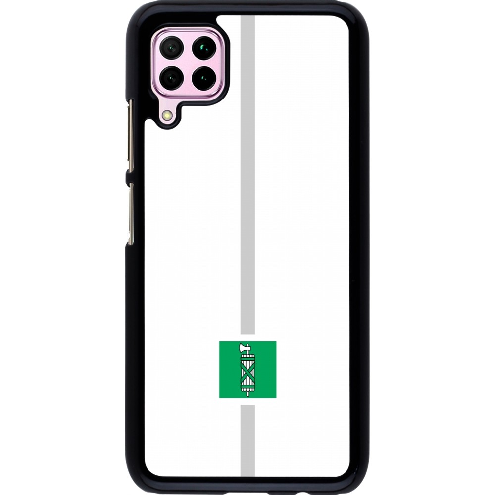 Coque Huawei P40 Lite - Canton SG blanc