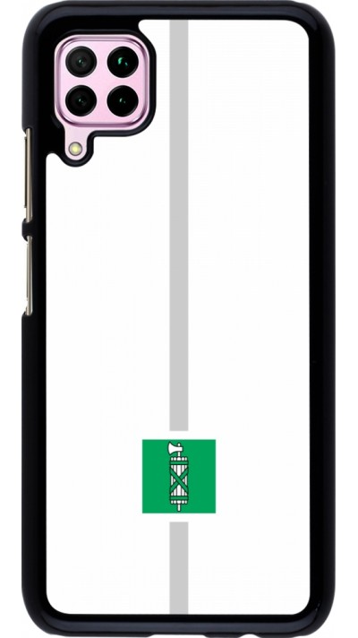 Huawei P40 Lite Case Hülle - Kanton SG weiss