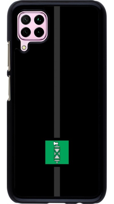 Huawei P40 Lite Case Hülle - Kanton SG schwarz