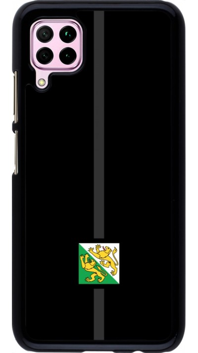 Huawei P40 Lite Case Hülle - Kanton TG schwarz
