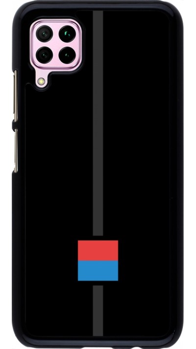 Huawei P40 Lite Case Hülle - Kanton TI schwarz
