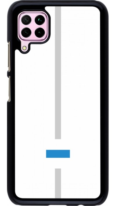 Huawei P40 Lite Case Hülle - Kanton ZG weiss