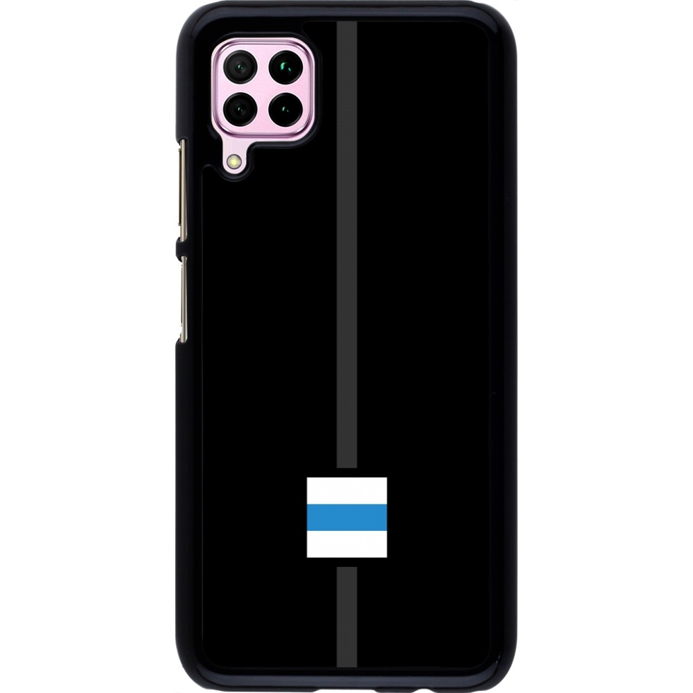 Huawei P40 Lite Case Hülle - Kanton ZG schwarz