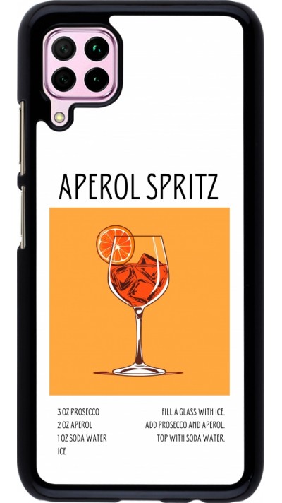 Huawei P40 Lite Case Hülle - Cocktail Rezept Aperol Spritz