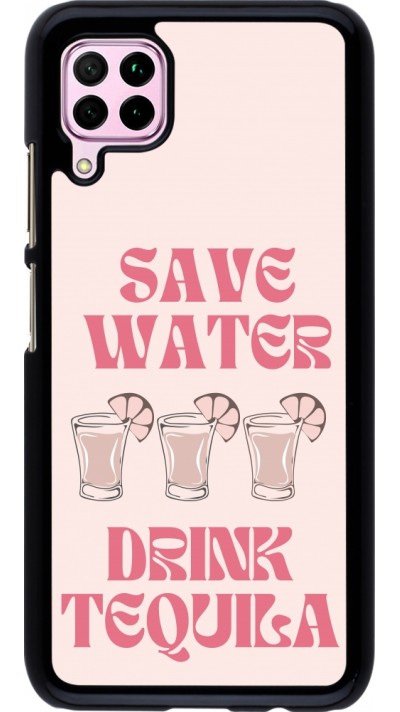 Huawei P40 Lite Case Hülle - Cocktail Save Water Drink Tequila