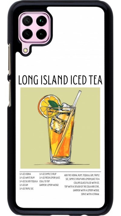 Huawei P40 Lite Case Hülle - Cocktail Rezept Long Island Ice Tea