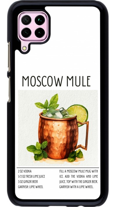 Huawei P40 Lite Case Hülle - Cocktail Rezept Moscow Mule